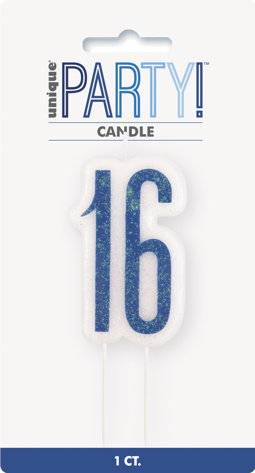 Giltter 16th BIRTHDAY Candles Set