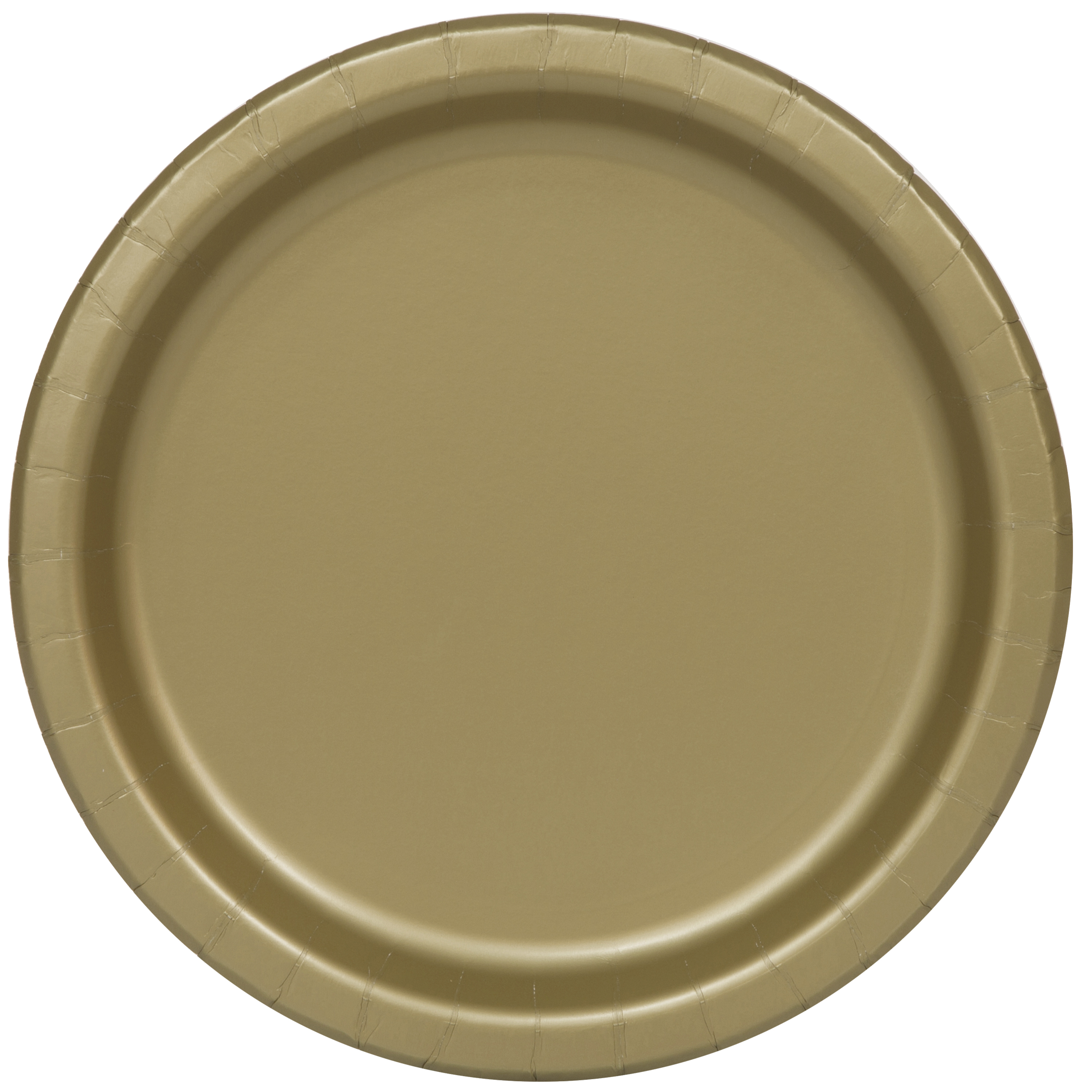 Gold Round Plates 7" (20pk)