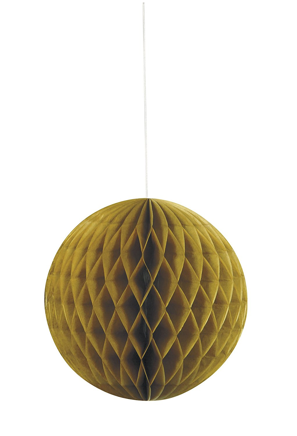 Gold Tissue Honeycomb Balls 8"