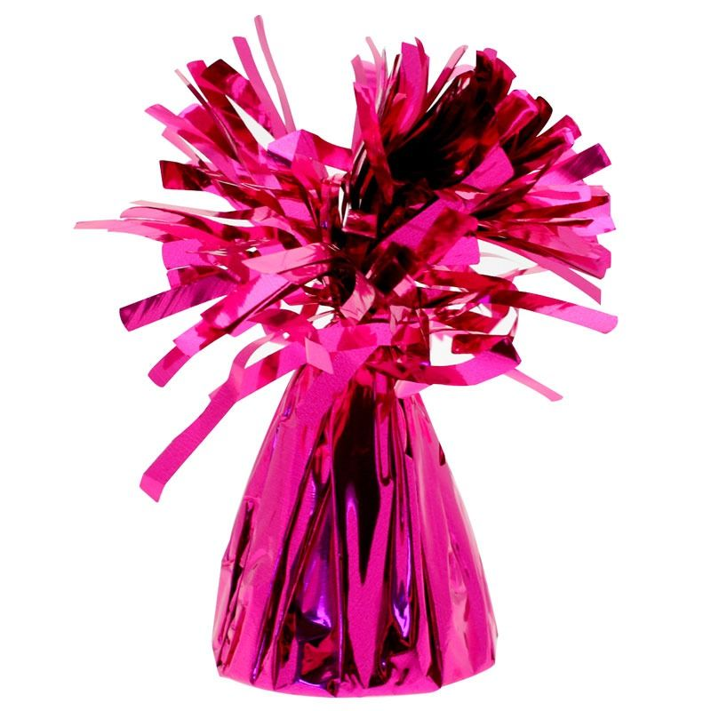 Hot Pink Foil Balloon Weight Pack of 12