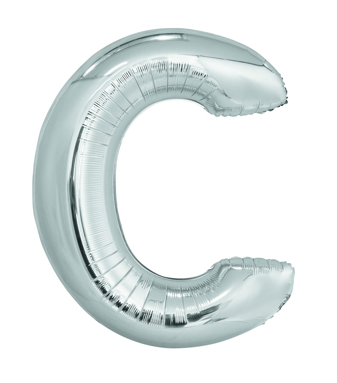 Letter "C" Silver 34" Foil Balloon