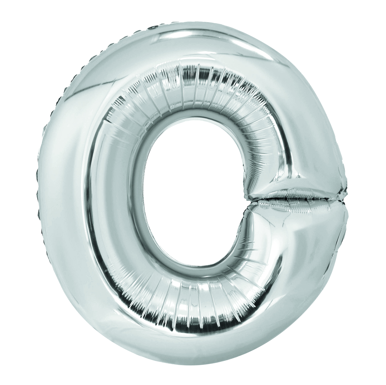 Letter "O" Silver 34" Foil Balloon