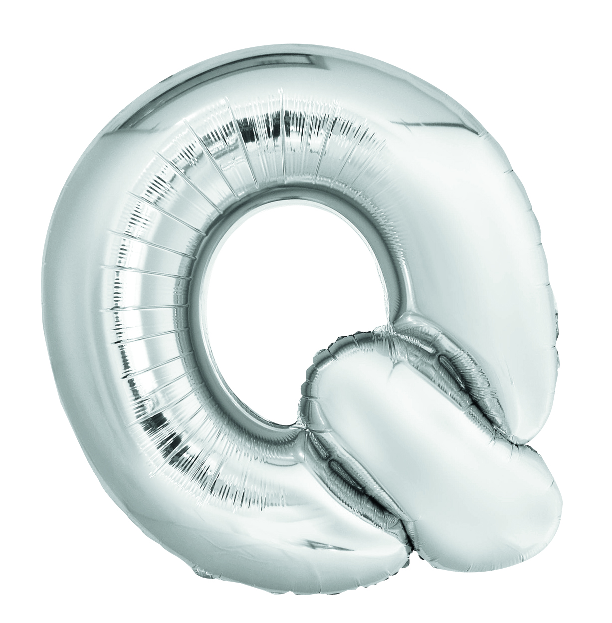 Letter "Q" Silver 34" Foil Balloon