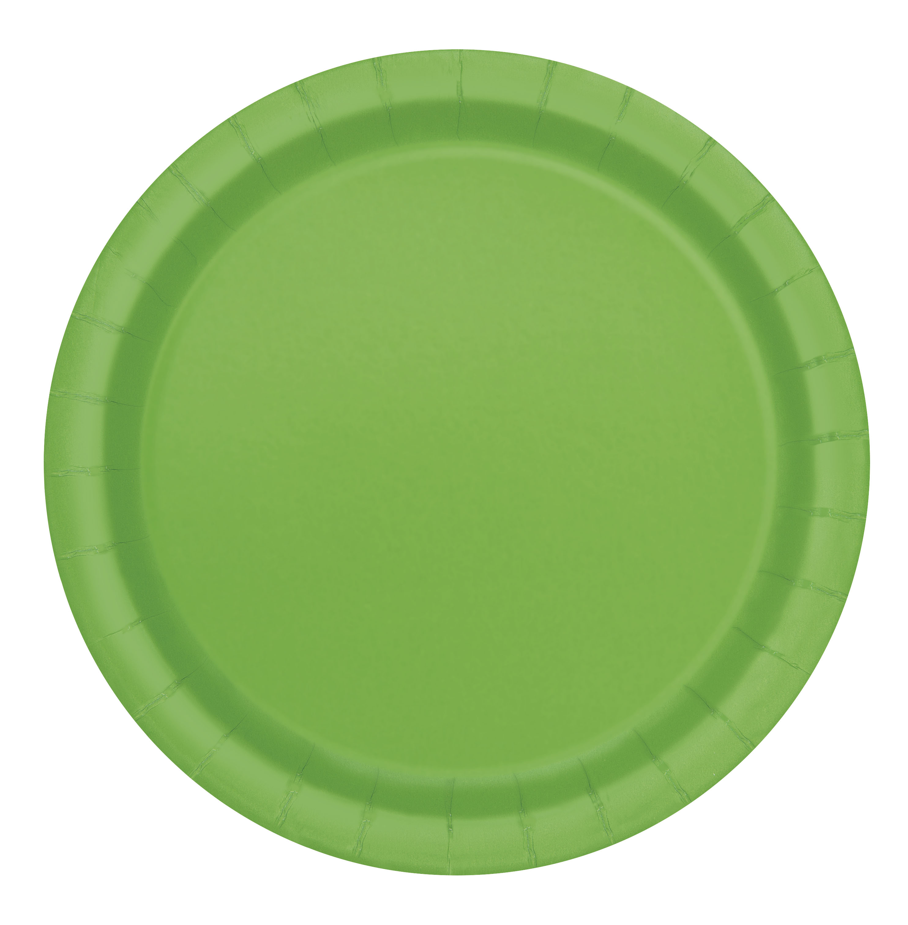 Lime Green Round Plates 9" (16pk)
