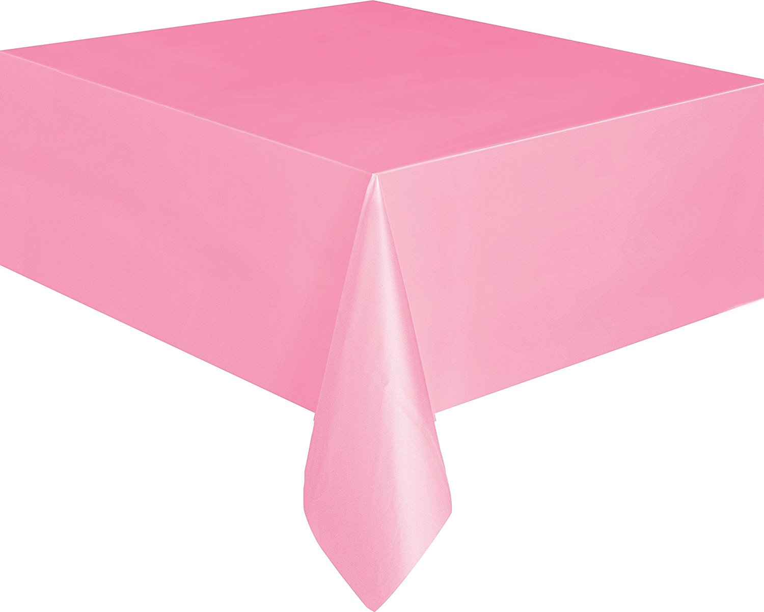 Lovely Pink Plastic Tablecover 54" x 108"