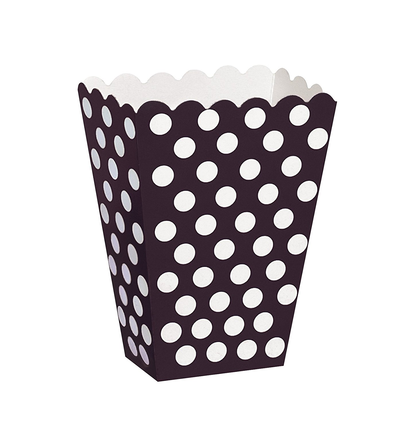 Midnight Black Dots Treat Boxes (8pk)