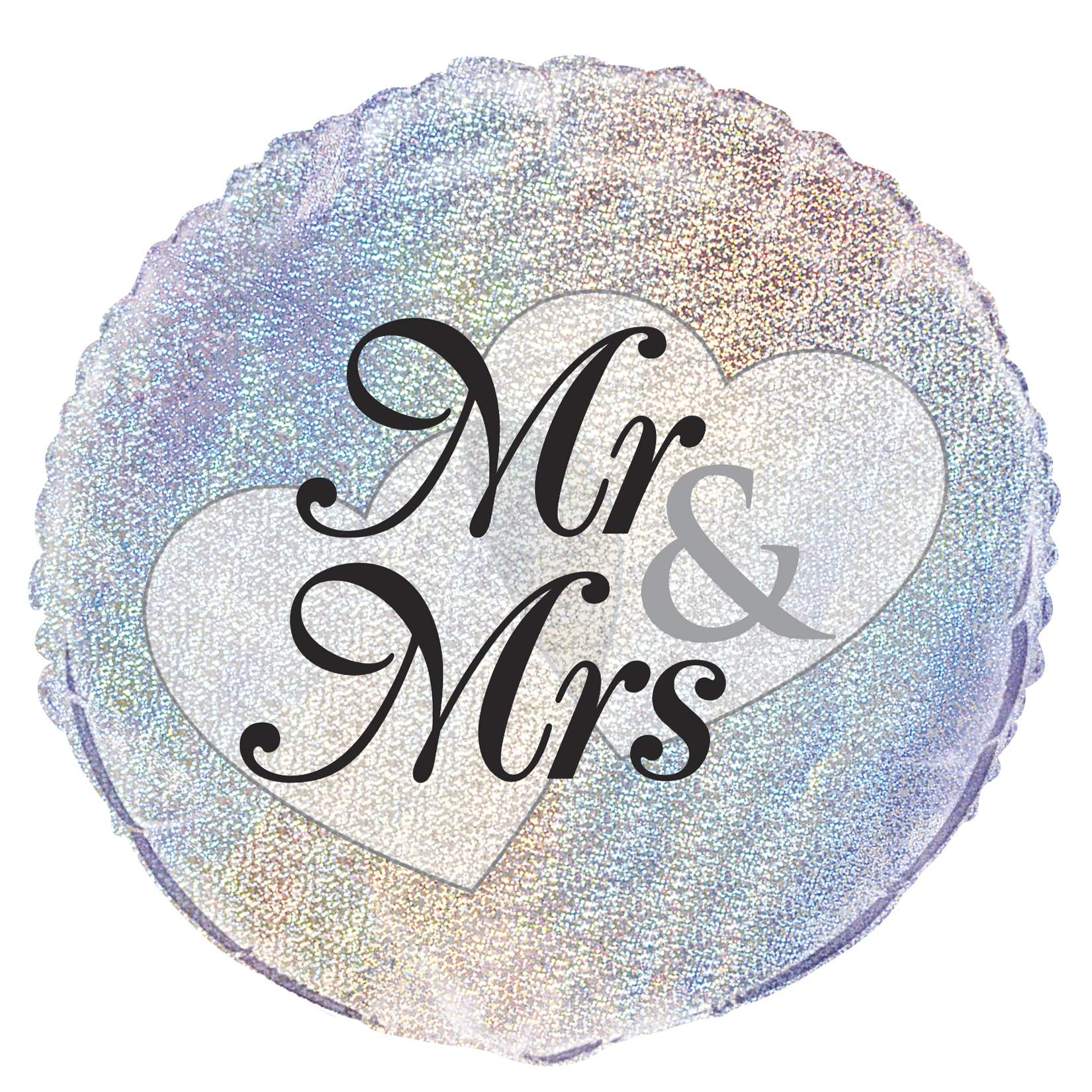 MR. & MRS. 18" Foil Balloon