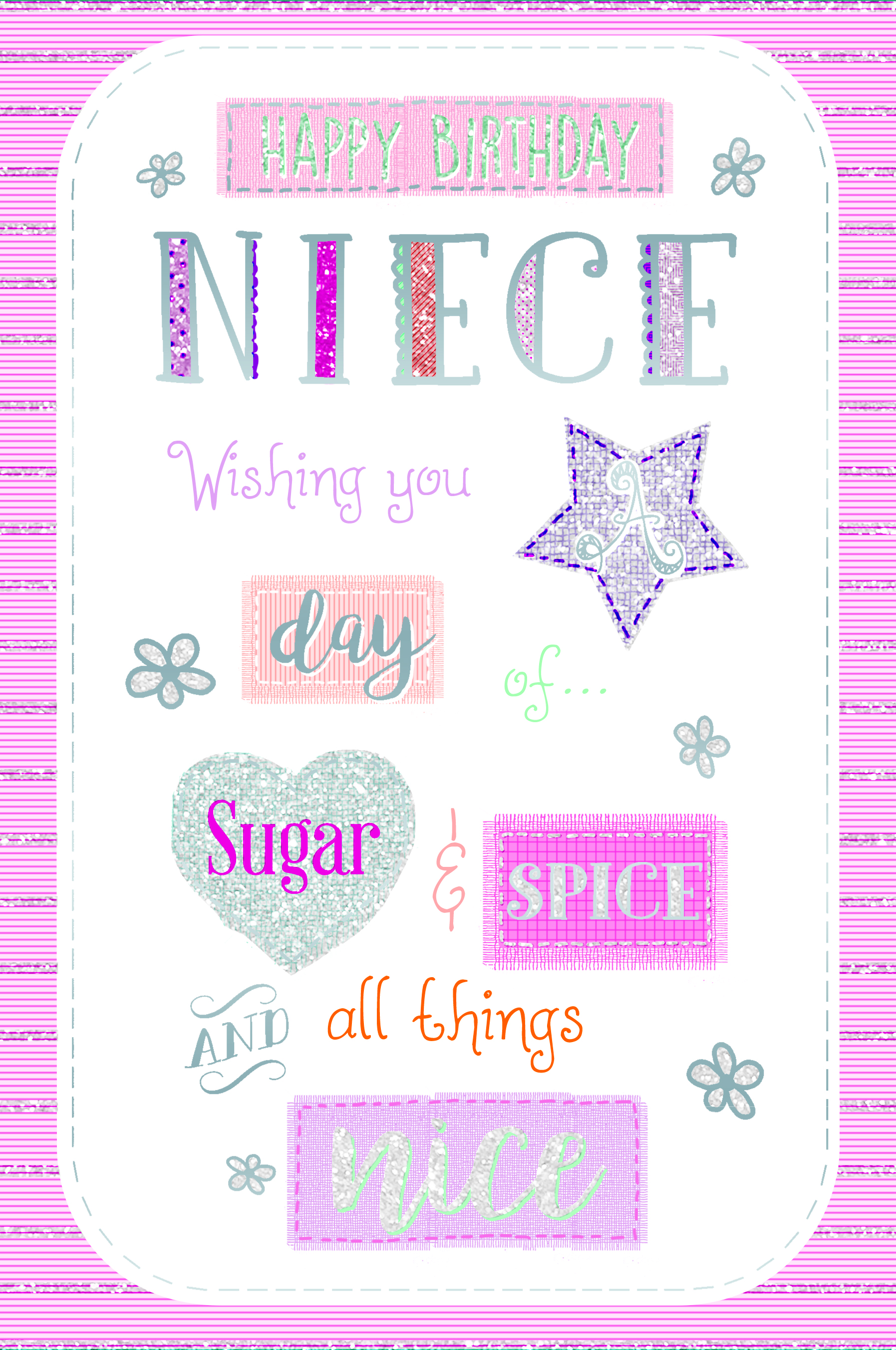 Niece Cards (Sold in 6s)