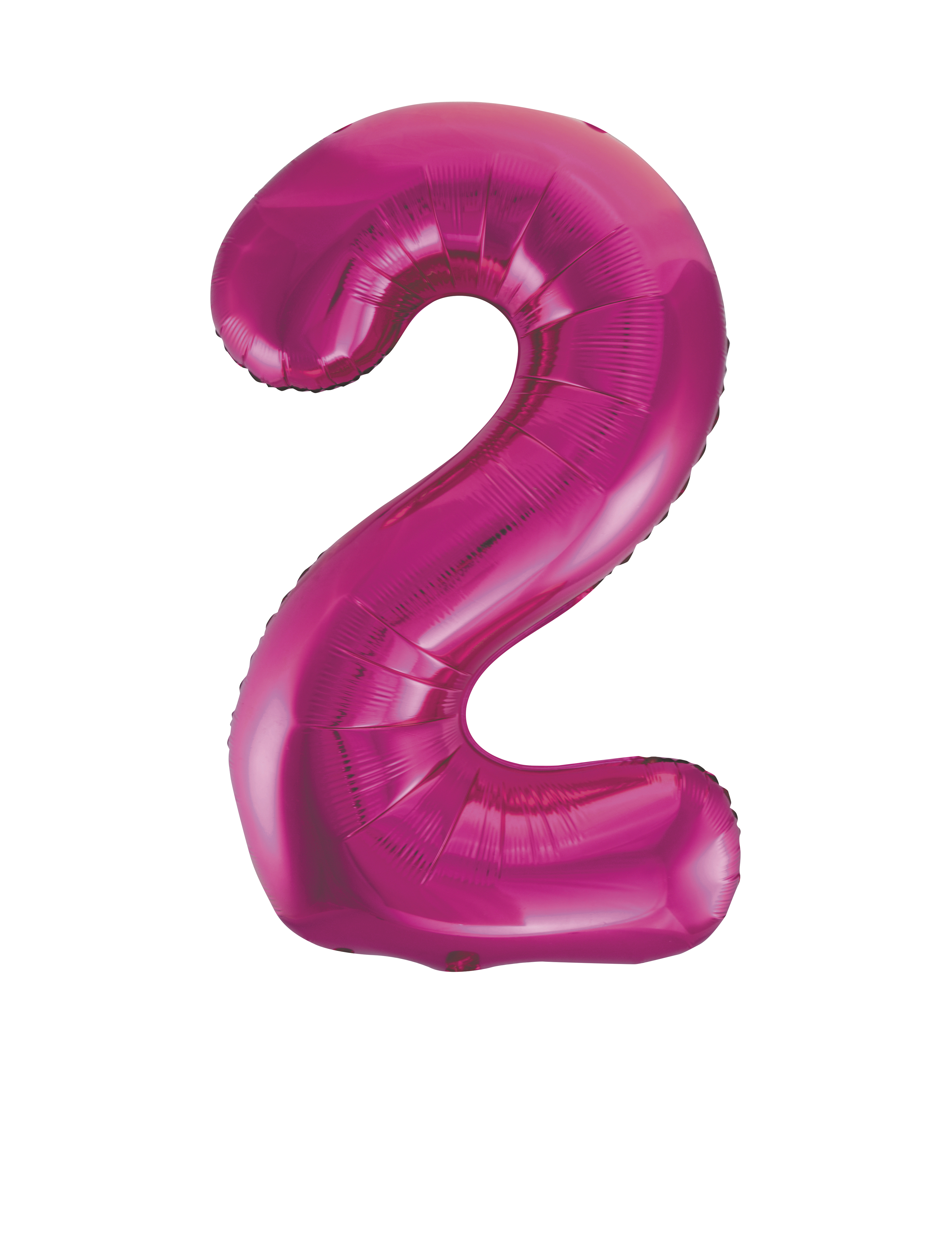 Pink Foil Gaint Helium Balloon Number 2 - 34"