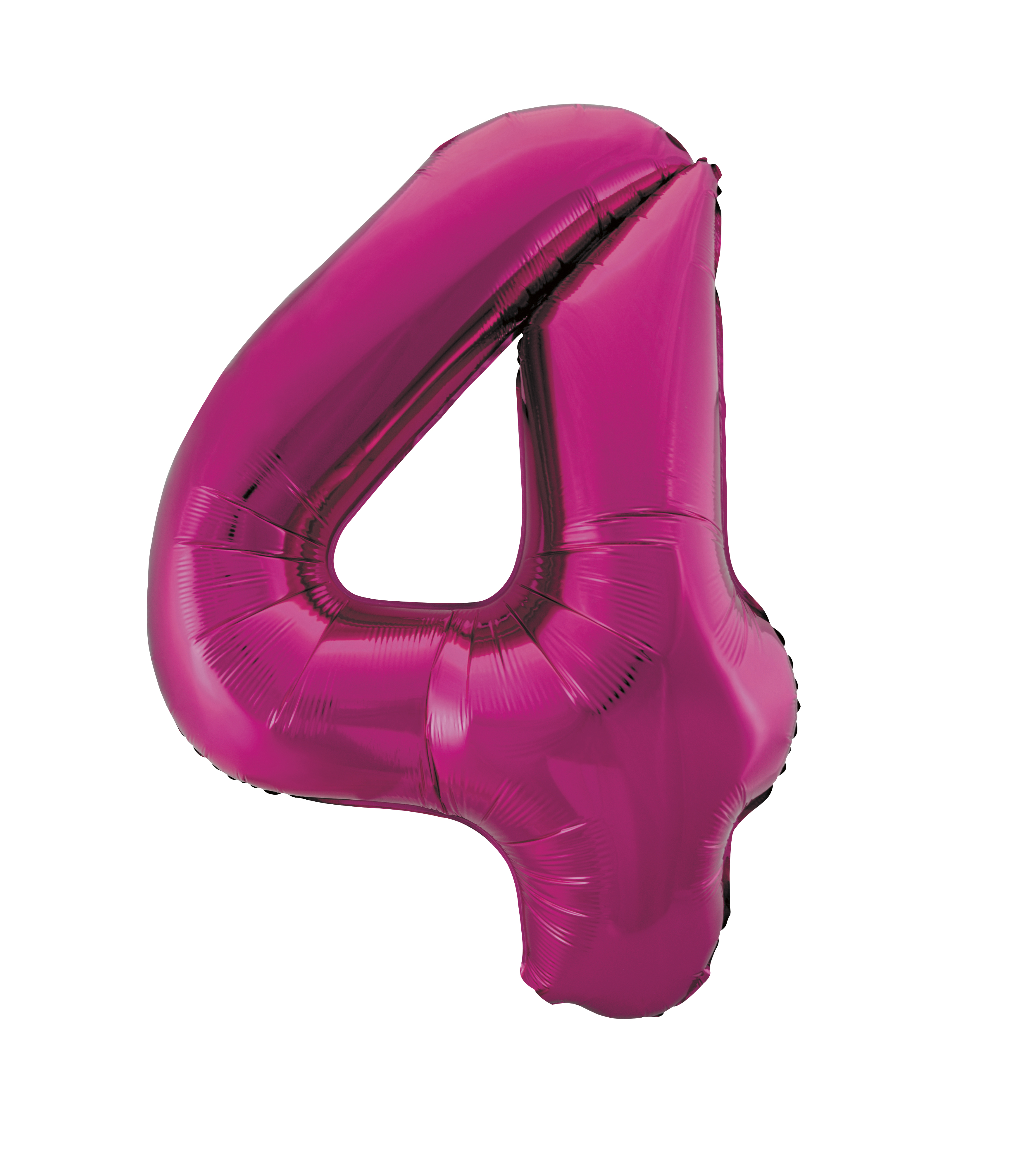 Pink Foil Gaint Helium Balloon Number 4 - 34"