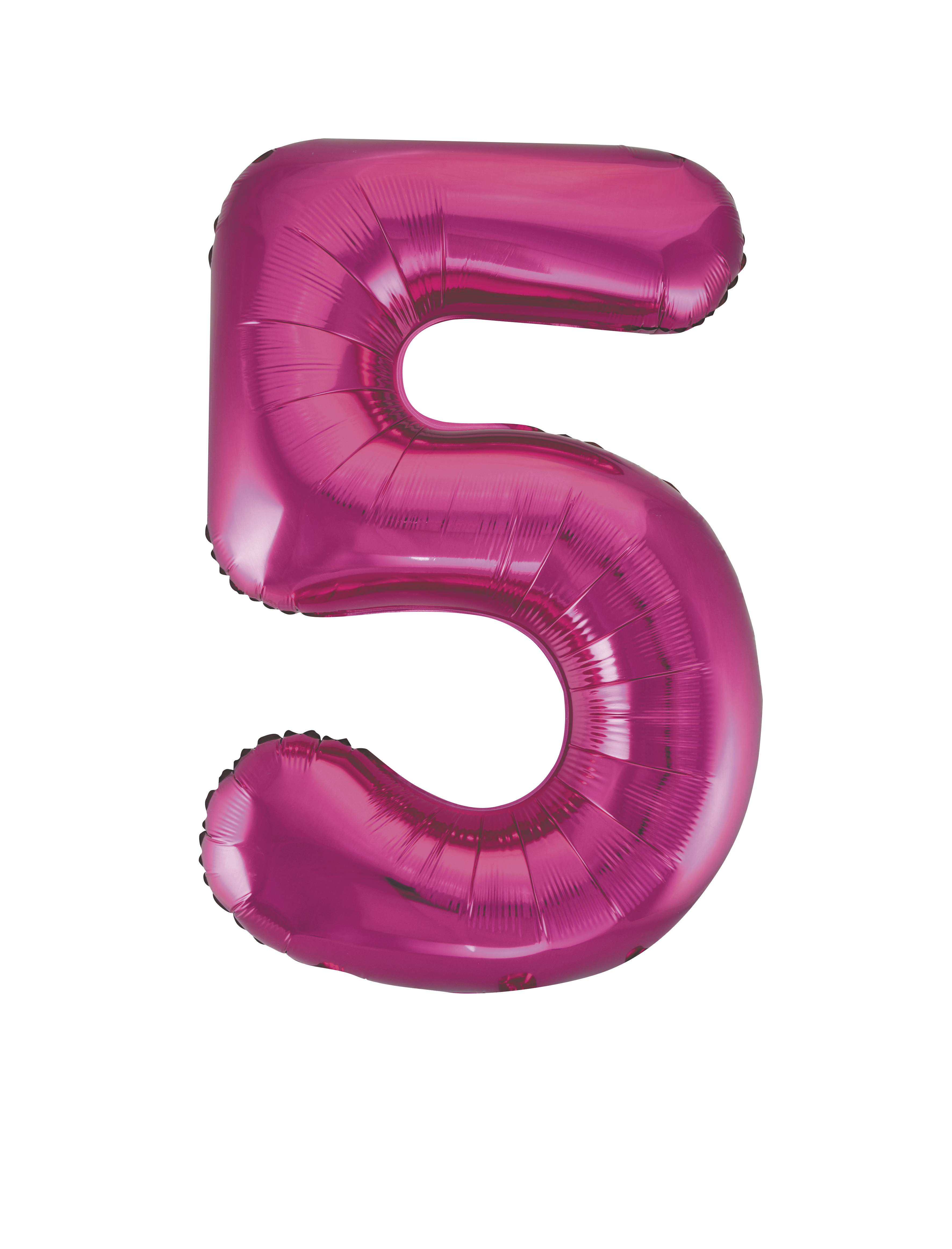 Pink Foil Gaint Helium Balloon Number 5 - 34"