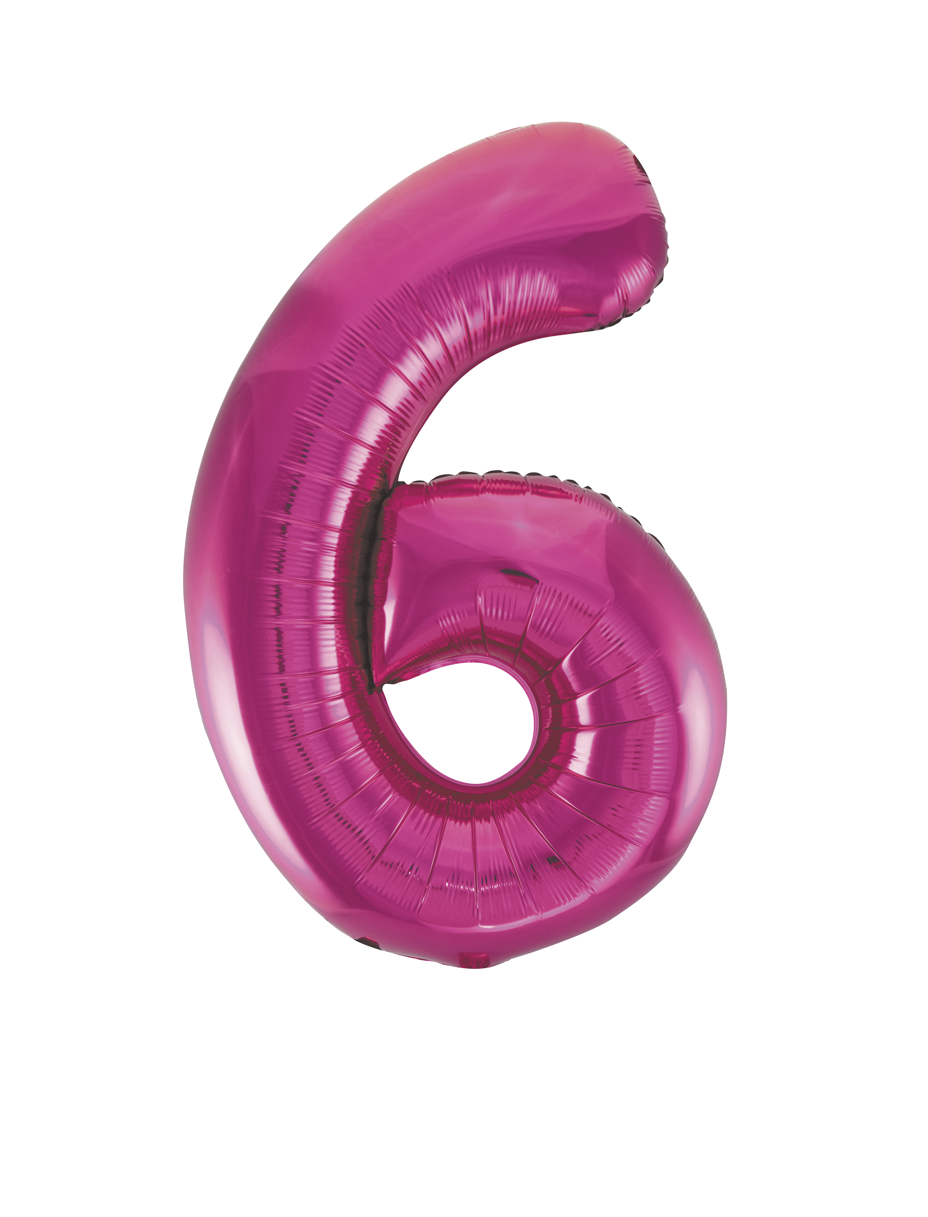 Pink Foil Gaint Helium Balloon Number 6 - 34"