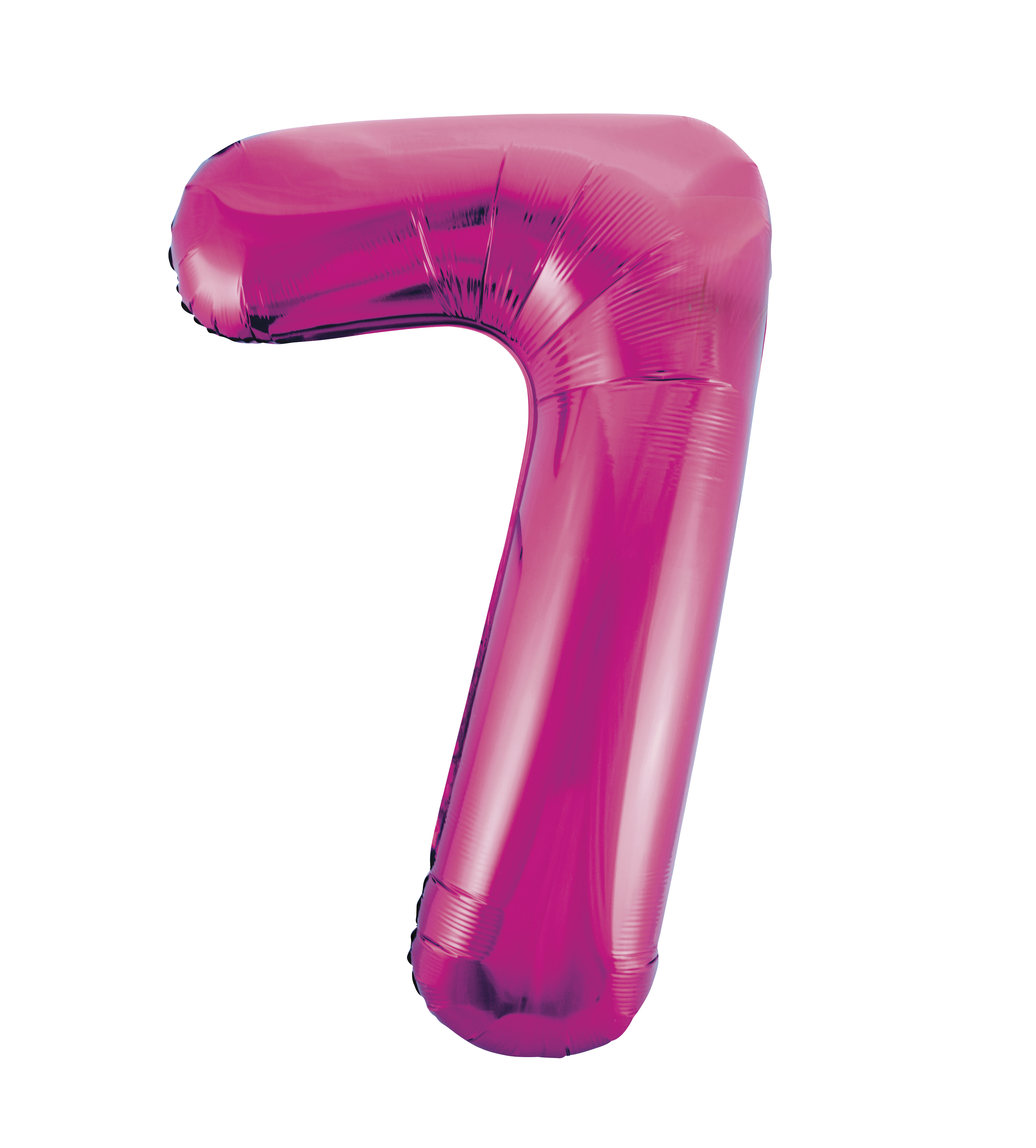 Pink Foil Gaint Helium Balloon Number 7 - 34"