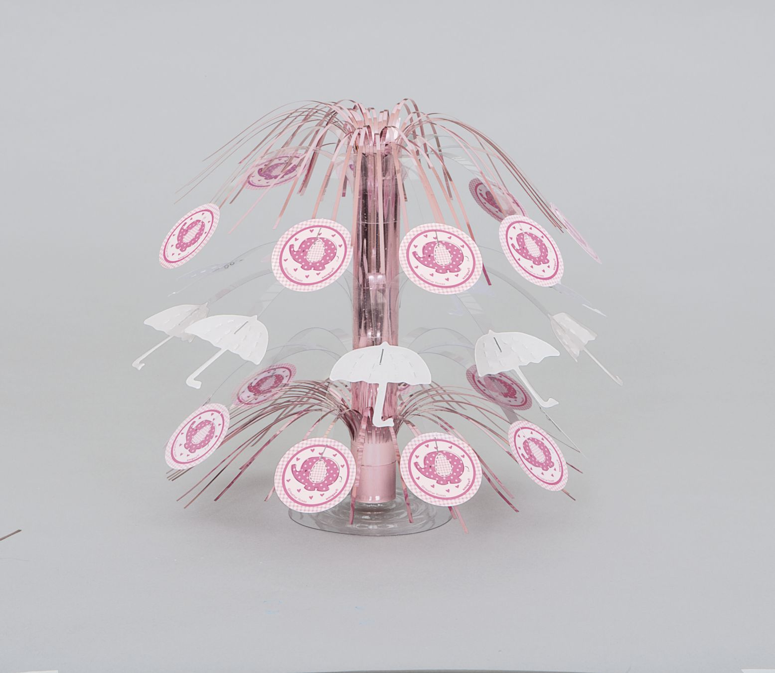 Pink Umbrellaphants Cascade Centerpiece