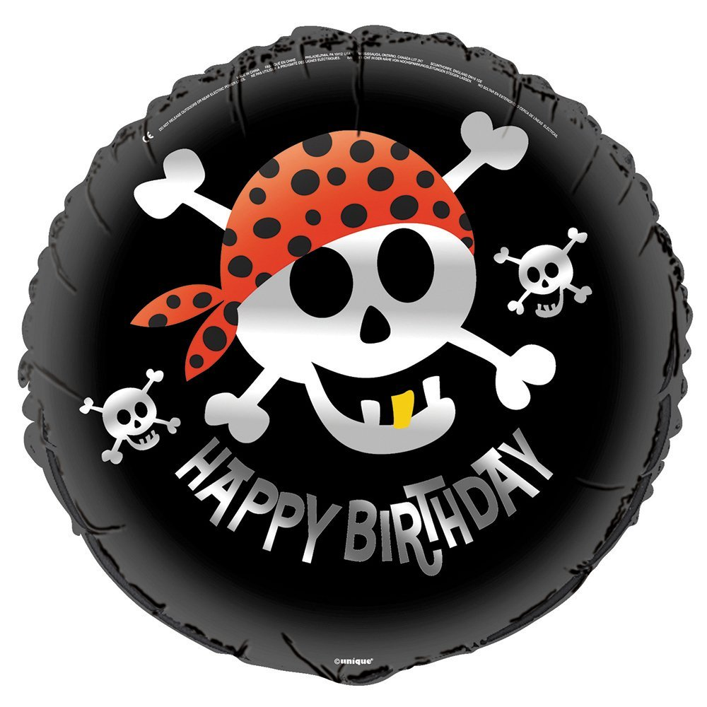 Pirate Fun Foil Balloon Packaged 18"