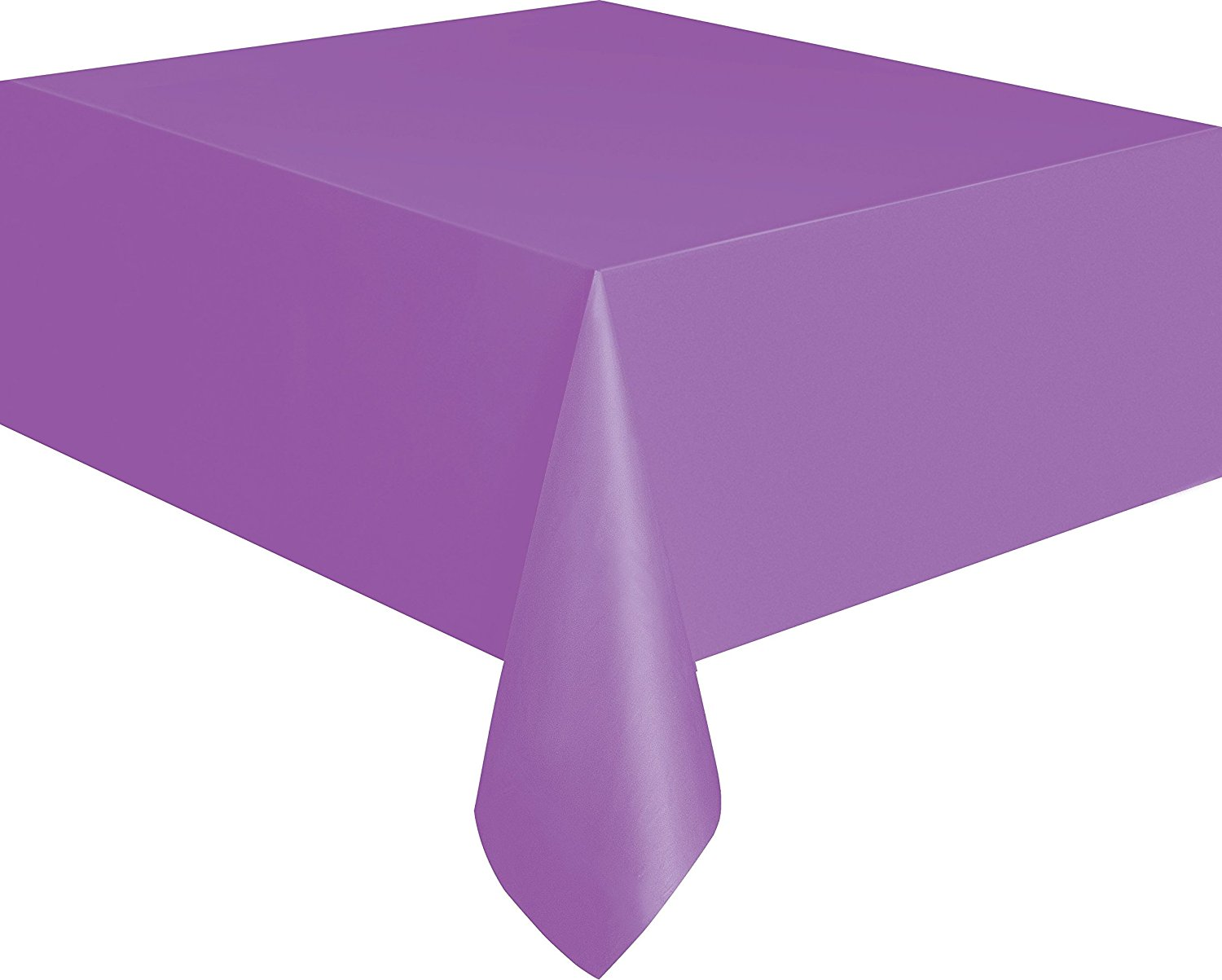Pretty Purple Plastic Tablecover 54" x 108"