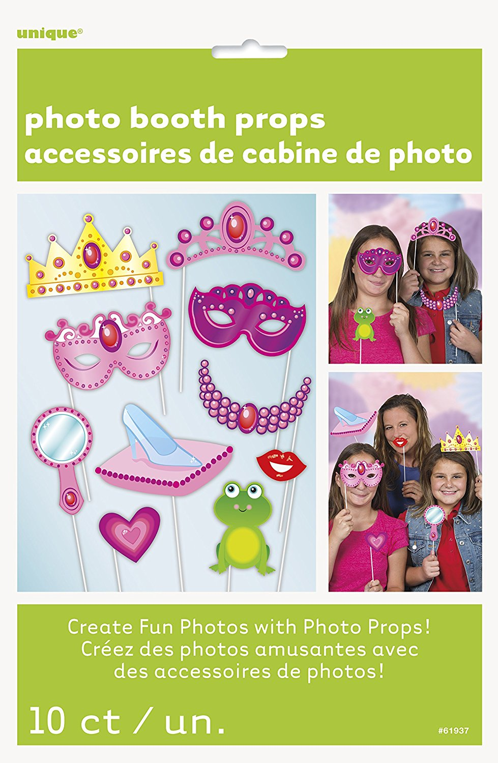Princess Photo Booth Props (10pk)