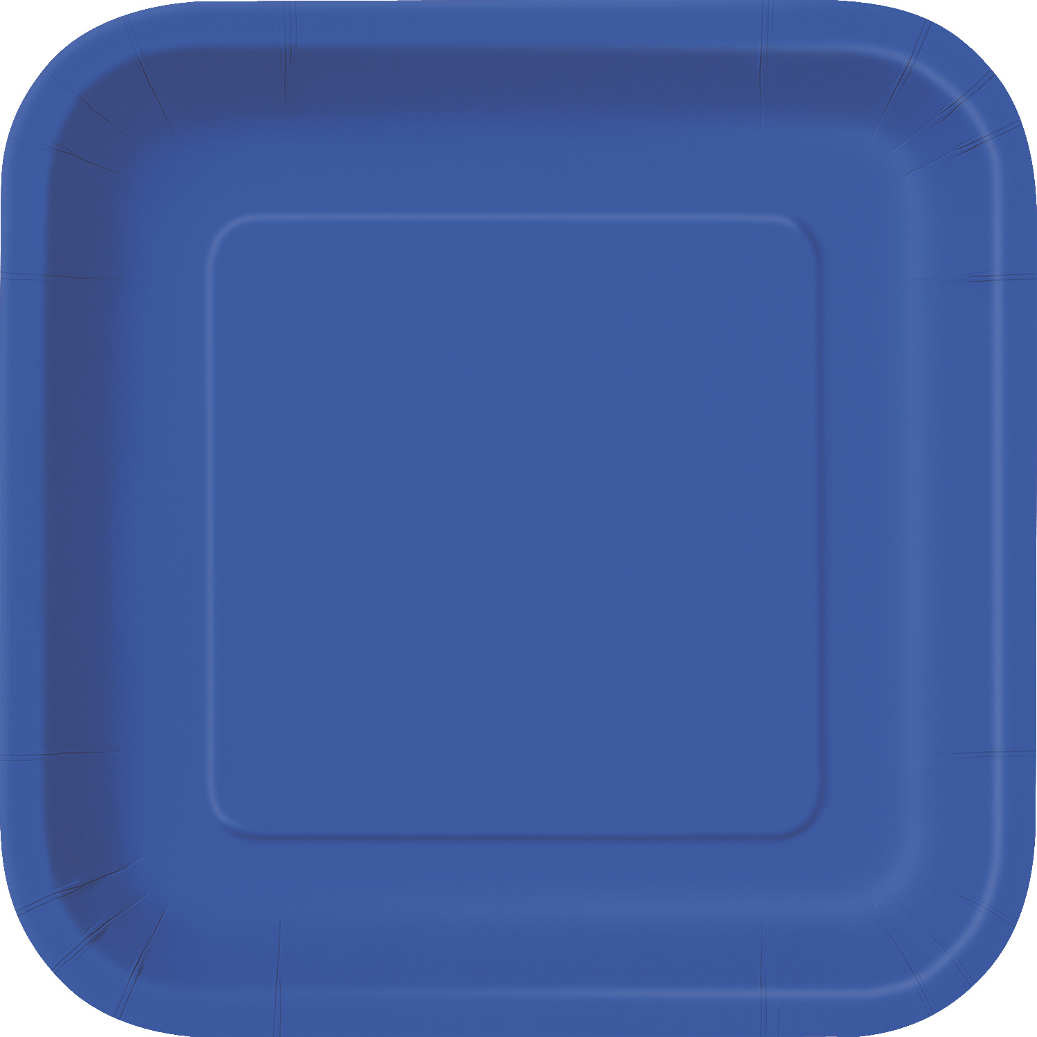 Royal Blue Square Plates 9" (14pk)