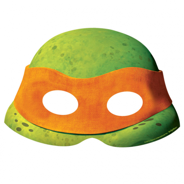 Teenage Mutant Ninja Turtles Card Masks - 6 PK