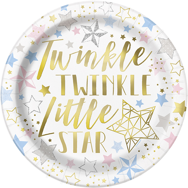 Twinkle Twinkle Little Star 9" Plates (8pk)