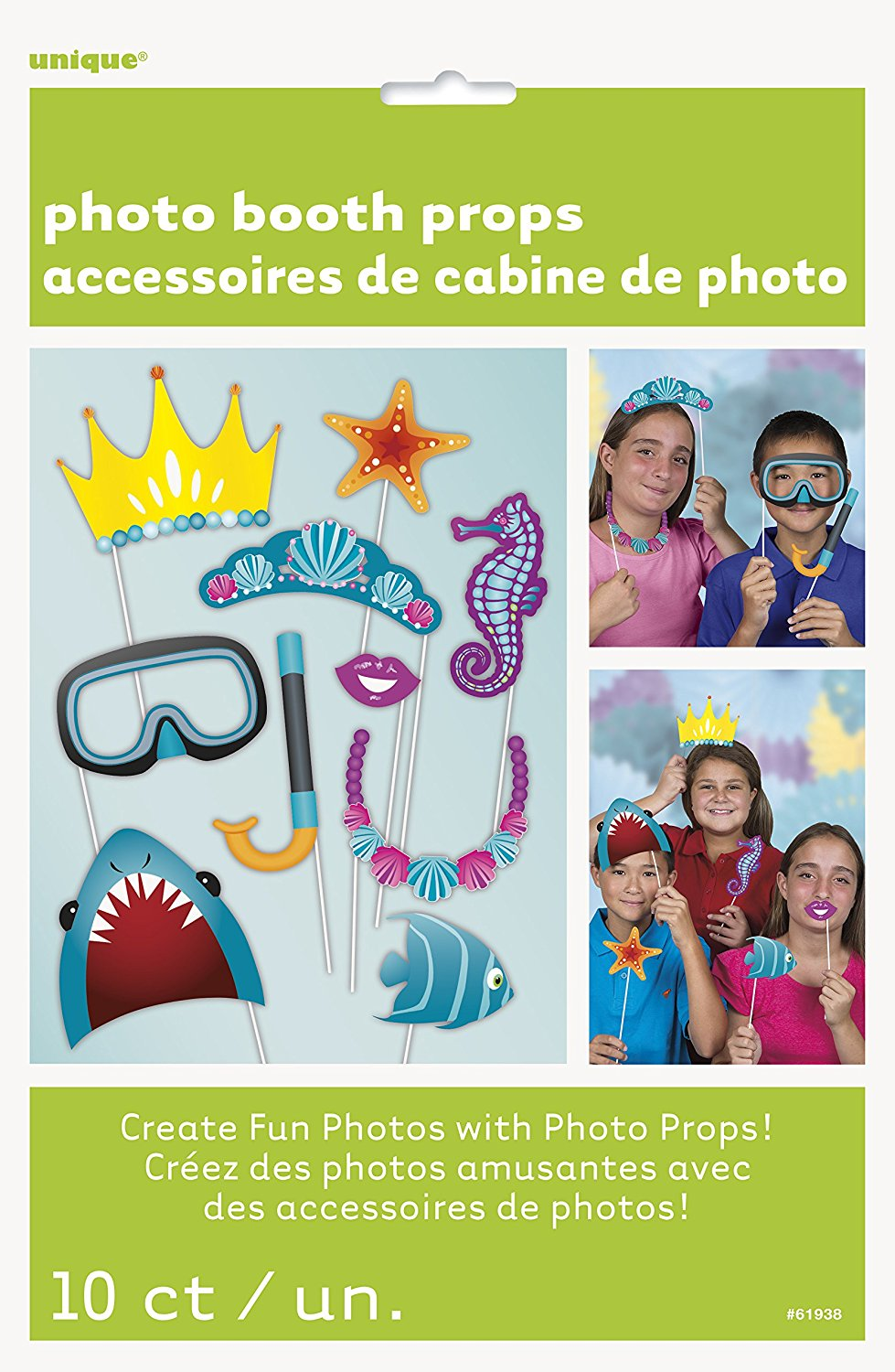 Under The Sea Photo Booth Props (10pk)
